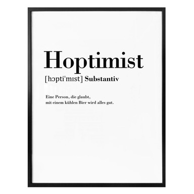 Poster Grammatik - Hoptimist