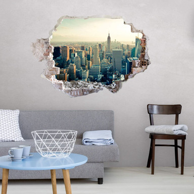 3D Wandtattoo Skyline von New York City
