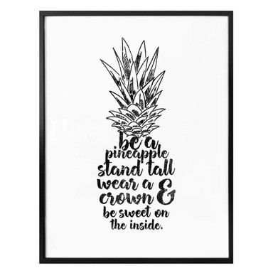 Poster Be a pineapple