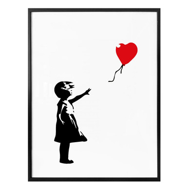 Poster Banksy - Girl with the red balloon