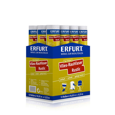 Erfurt Vlies-Rauhfaser Tapete Rustic Karton (12 Rollen) - Bild 1