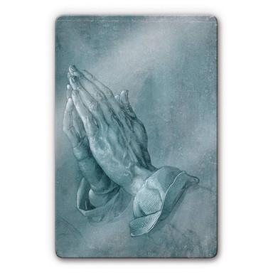Glasbild Dürer - Studie zu Betende Hände