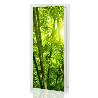 Türdesign Sonnenschein im Bambuswald - Bild 1