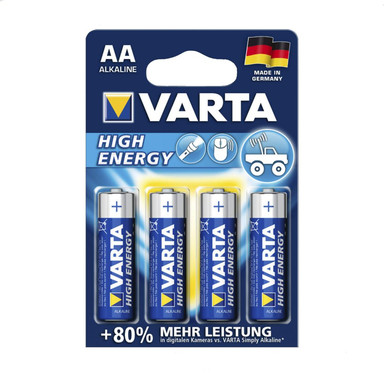 VARTA High Energy Batterien AA 4er Pack (AA, Mignon, LR 06, AM-3, UM-3) - Bild 1