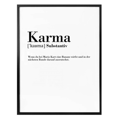 Poster Karma regelt das schon