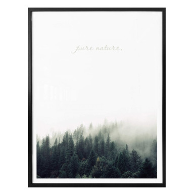 Poster mit Pure Nature