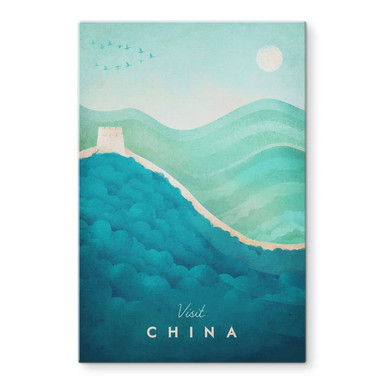 Glasbild Rivers - China