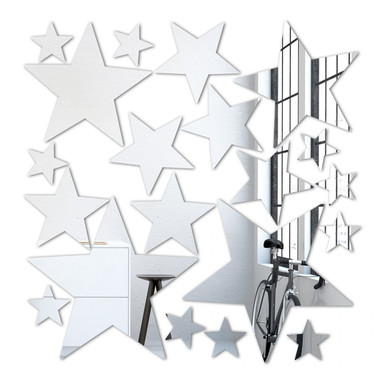 Wandspiegel Sternenset (20-teilig)