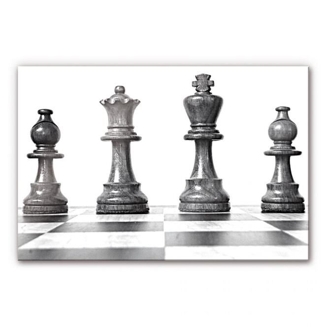 Acrylglasbild Schach Symmetrie