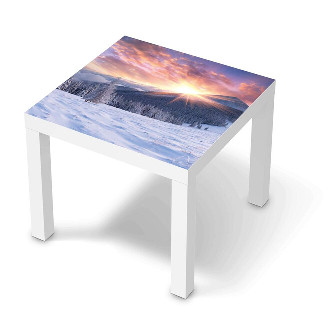 Möbelfolie IKEA Lack Tisch 55x55cm - Zauberhafte Winterlandschaft- Bild 1