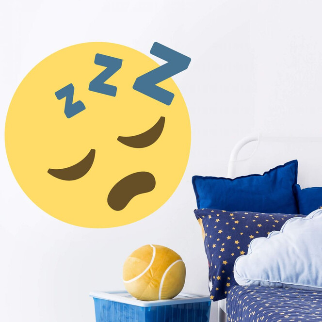 Wandtattoo Emoji Sleeping Face
