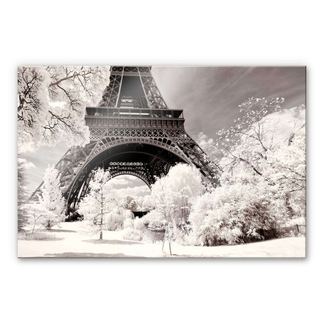 Acrylglasbild Hugonnard - Winterfeeling in Paris
