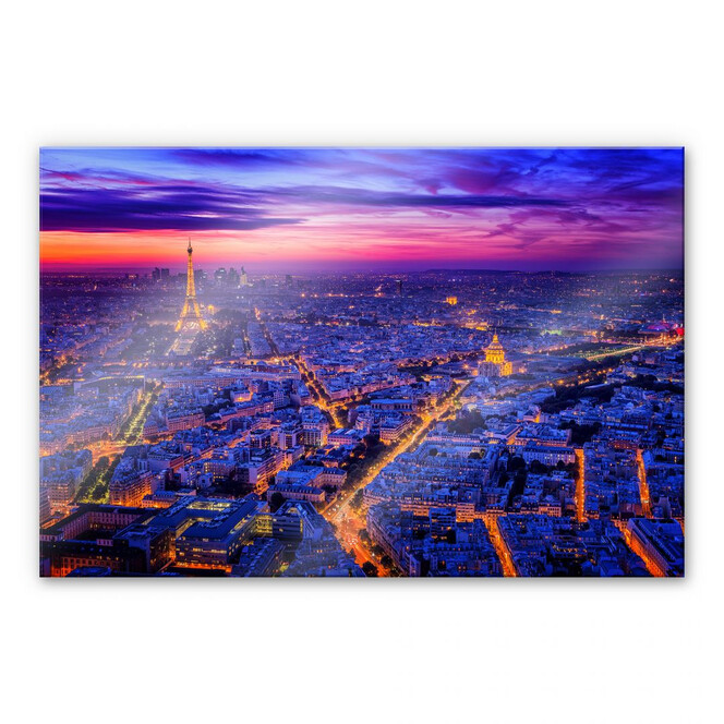 Acrylglasbild Miguel - Paris bei Nacht