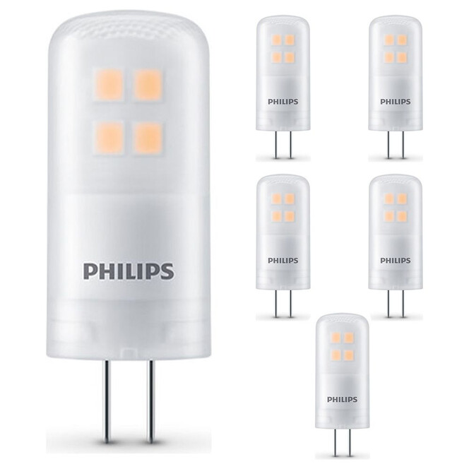 Philips LED Lampe ersetzt 28W, G4 Brenner, warmweiss, 315 Lumen, nicht dimmbar, 6er Pack Energieklasse A&&