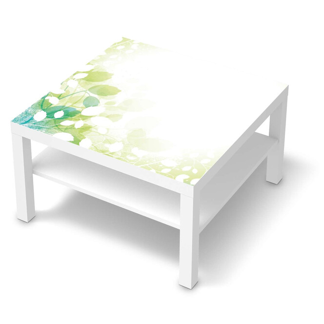 Möbelfolie IKEA Lack Tisch 78x78cm - Flower Light- Bild 1