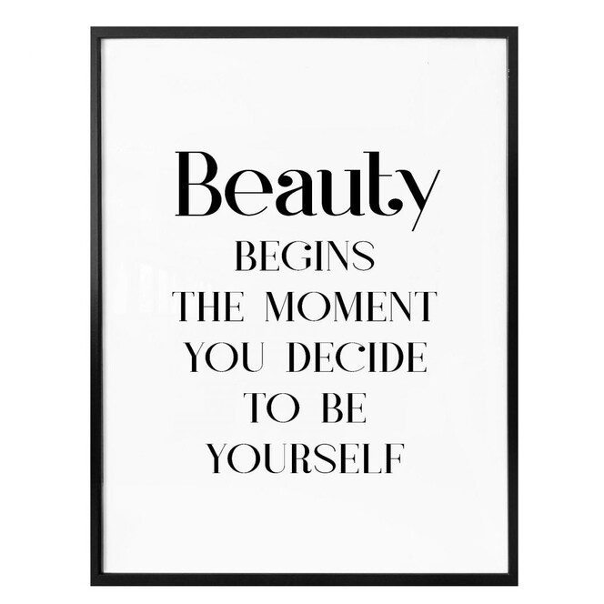 Poster Beauty - be yourself