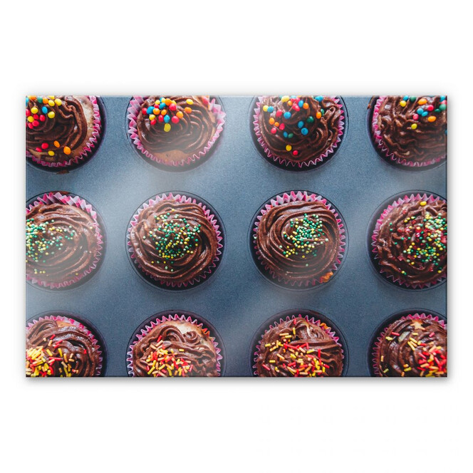 Acrylglasbild Birthday Muffins