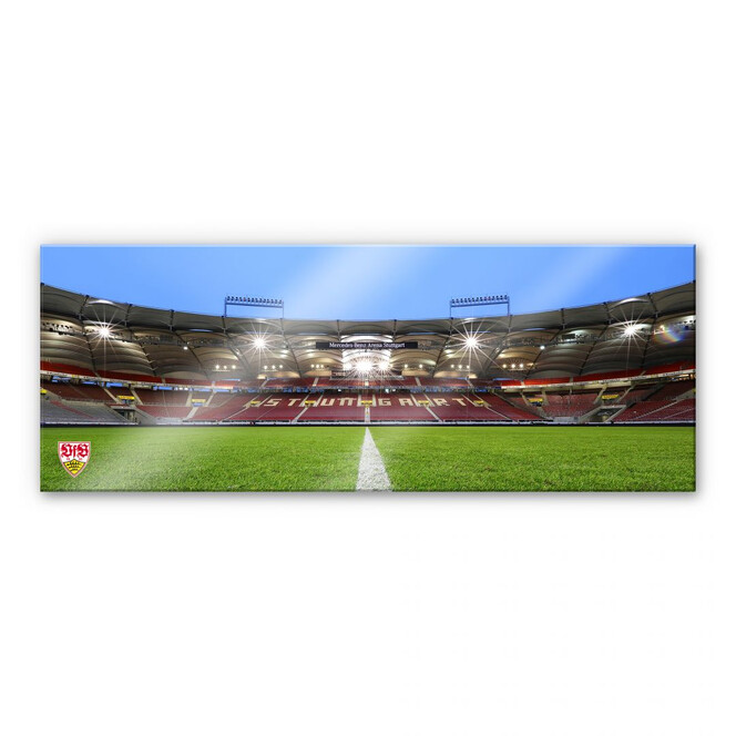 Acrylglasbild VfB Stuttgart Arena Tribüne - Panorama