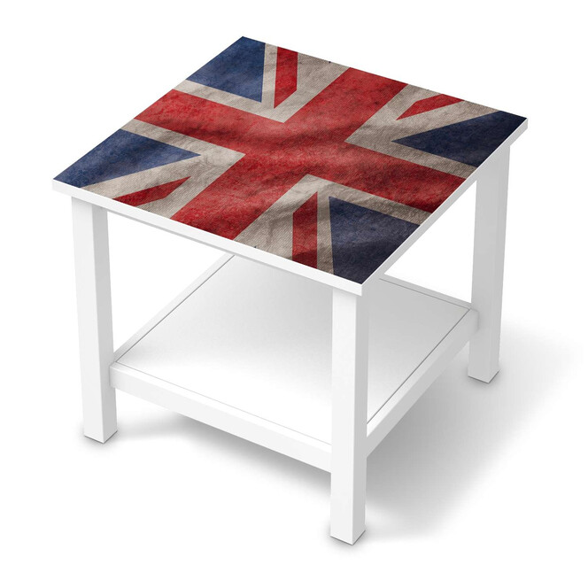 Möbel Klebefolie IKEA Hemnes Tisch 55x55cm - Union Jack- Bild 1