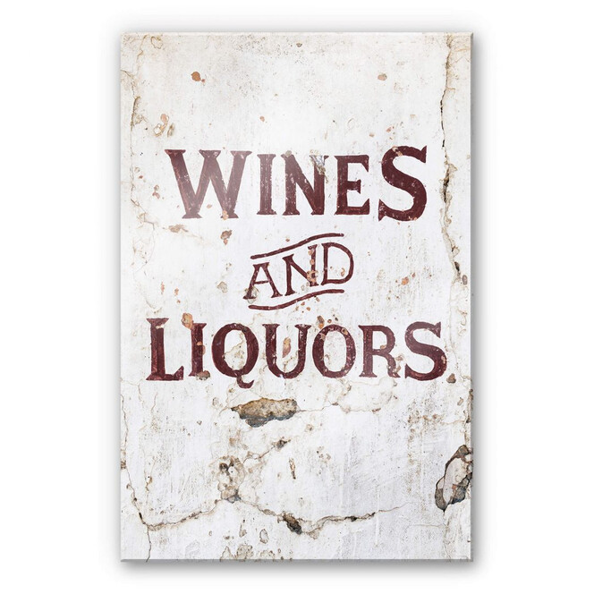 Acrylglasbild Hugonnard - Wines and Liquors