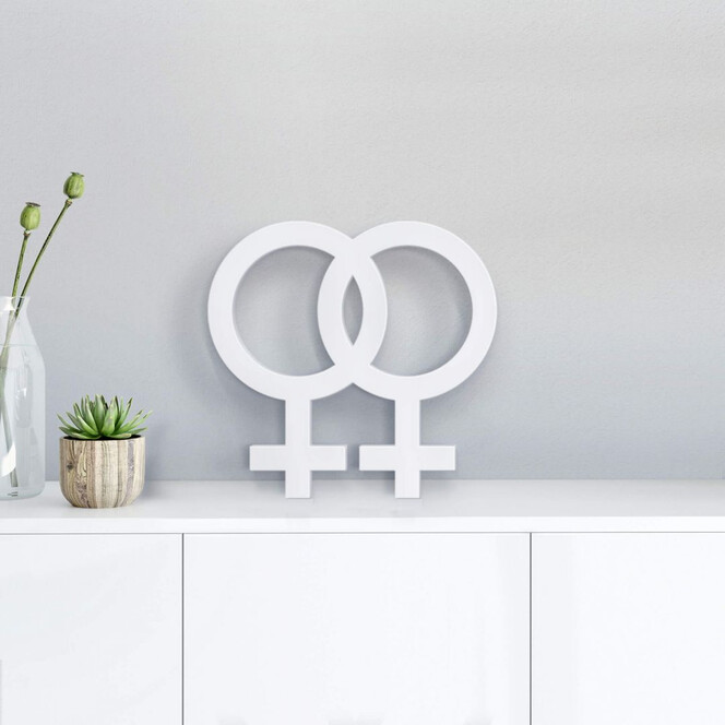 Dekobuchstabe Gender-Symbol Homo Frauen