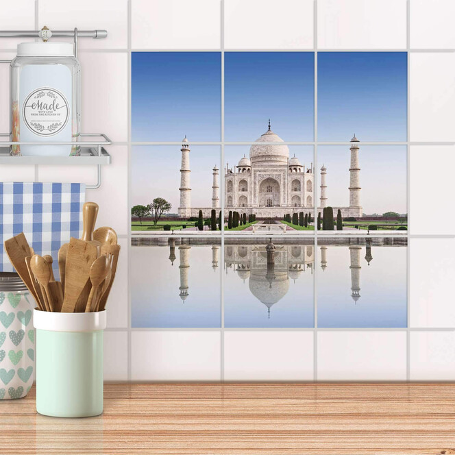 Klebefliesen - Taj Mahal - 9er Set