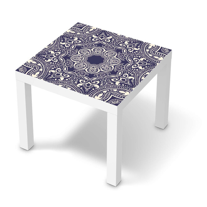 Möbelfolie IKEA Lack Tisch 55x55cm - Blue Mandala- Bild 1
