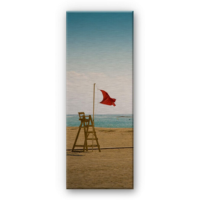 Alu-Dibond Bild Rote Fahne - Panorama