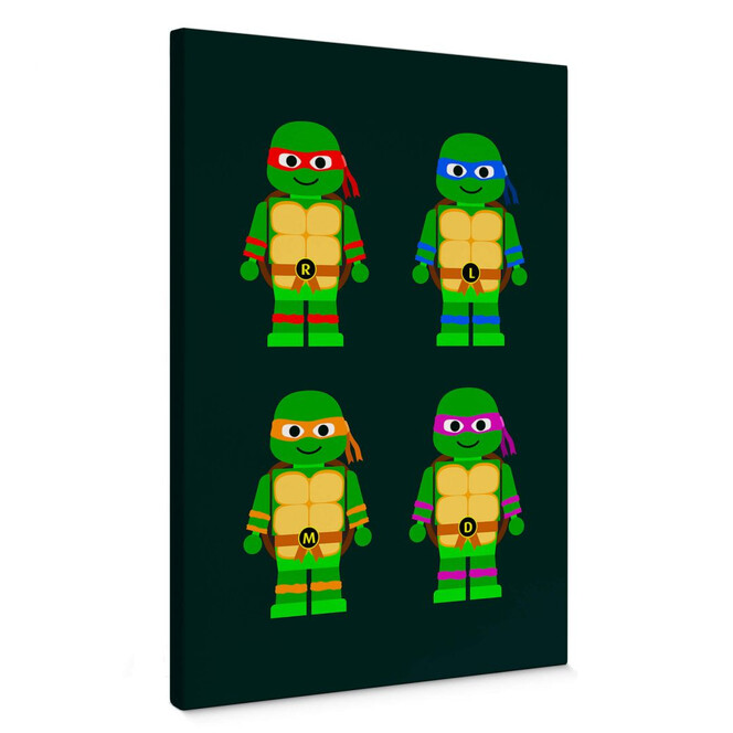 Leinwandbild Gomes - Teenage Mutant Ninja Turtles Spielzeug