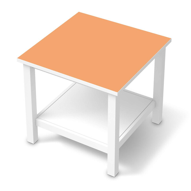 Möbel Klebefolie IKEA Hemnes Tisch 55x55cm - Orange Light- Bild 1