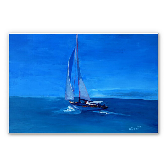 Wandbild Bleichner - Sailing into the Blue