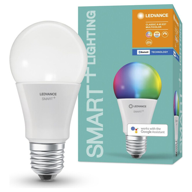SMART& Bluetooth LED Leuchtmittel E27 9W 806lm RGBW