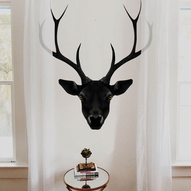 Wandtattoo Ireland - The Black Deer