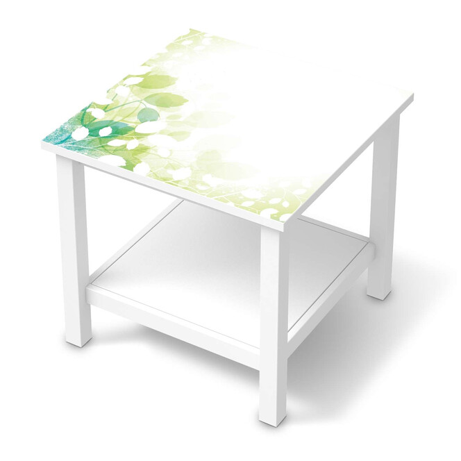 Möbel Klebefolie IKEA Hemnes Tisch 55x55cm - Flower Light- Bild 1
