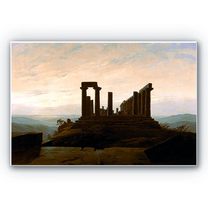 Wandbild Friedrich - Der Junotempel in Agrigent