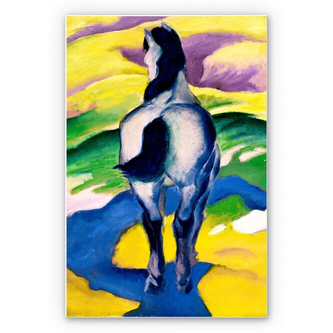 Wandbild Marc - Blaues Pferd II