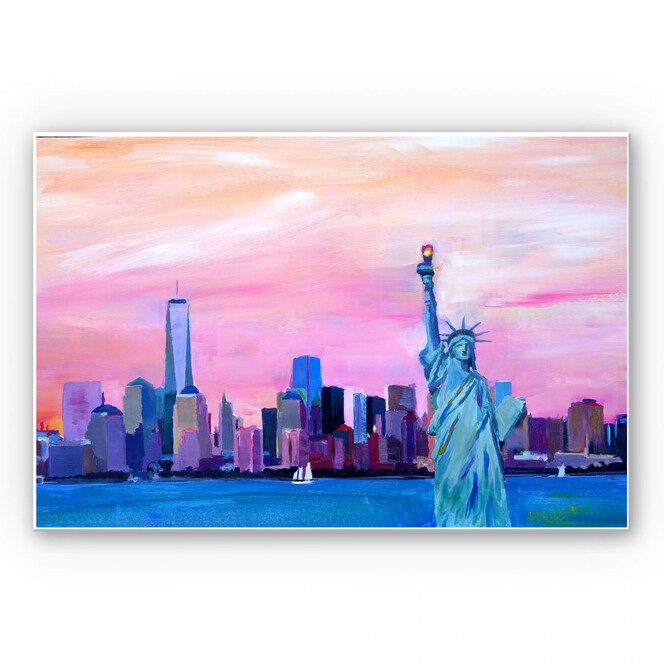Wandbild Bleichner - Manhattan Skyline