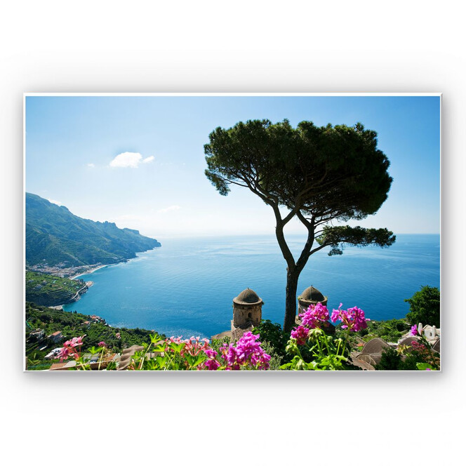 Wandbild Blick auf die Amalfiküste