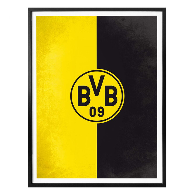 Poster - BVB Logo Gelb Schwarz