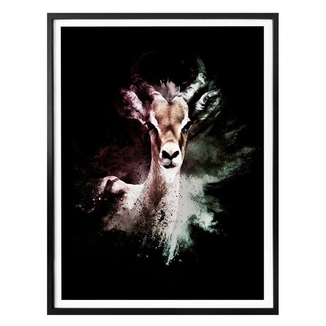 Poster Hugonnard - Wild Explosion: Antilope