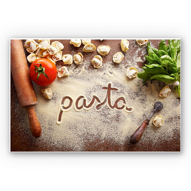 Wandbild Pasta - Tortellini