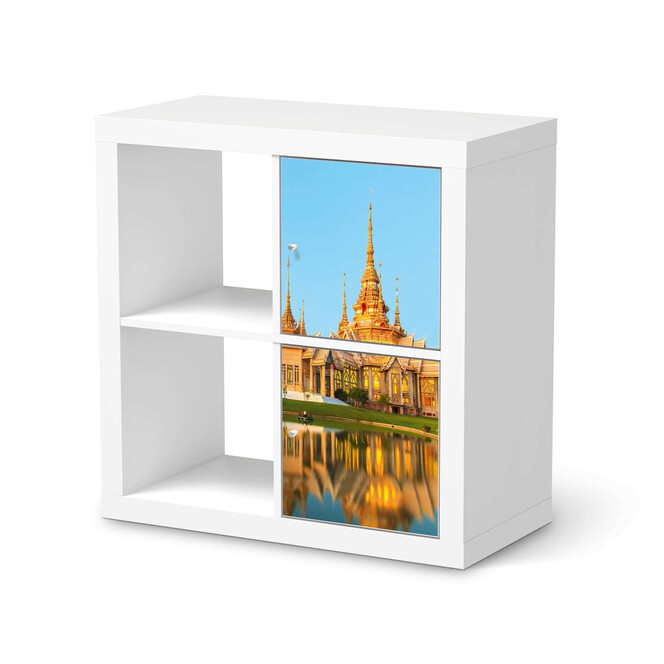 Klebefolie IKEA Expedit Regal 2 Türen (hoch) - Thailand Temple- Bild 1