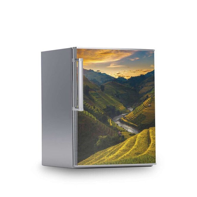 Kühlschrankfolie 60x80cm - Reisterrassen- Bild 1