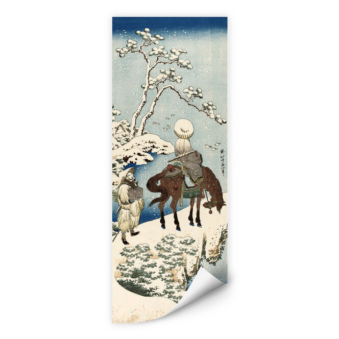 Wallprint Hokusai - Der chinesische Dichter Su Dongpo