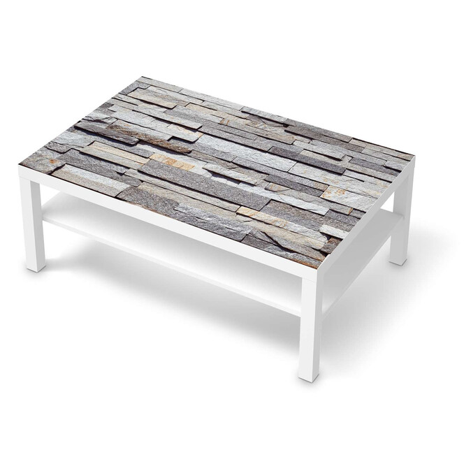 Klebefolie IKEA Lack Tisch 118x78cm - Granit-Wand- Bild 1
