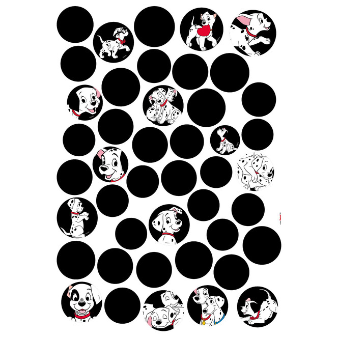 Wandsticker 101 Dalmatiner Dots