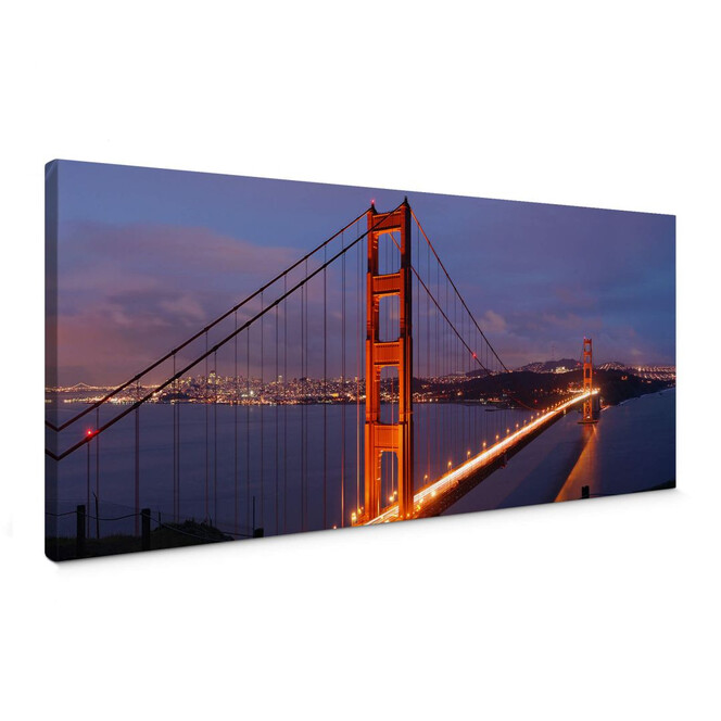 Leinwandbild Golden Gate Bridge Panorama