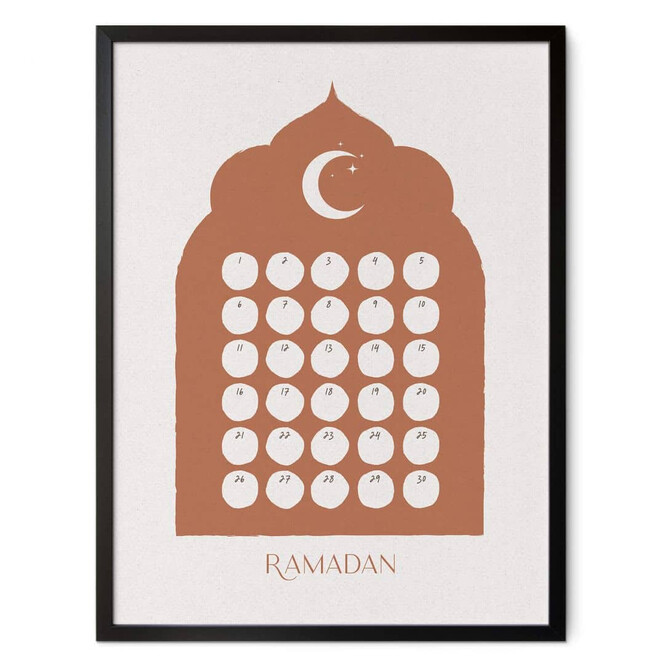 Poster Ramadan Kalender zum Ausfüllen