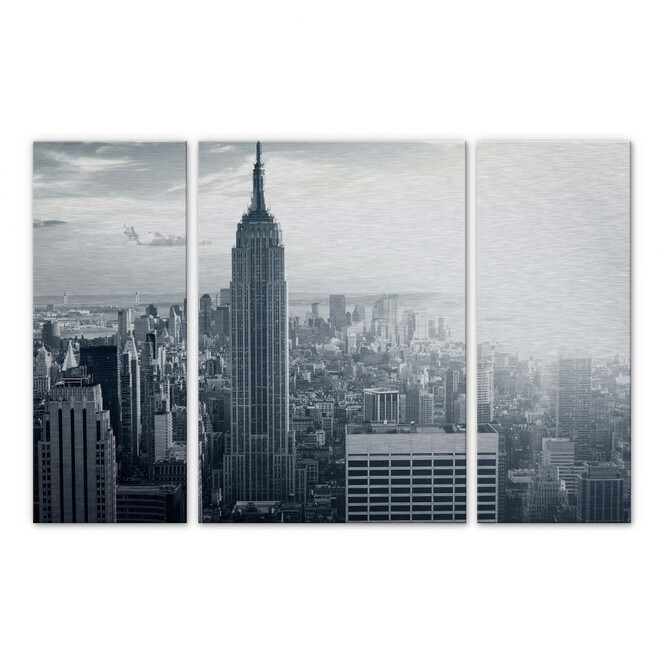 Alu-Dibond Bild The Empire State Building (3- teilig)
