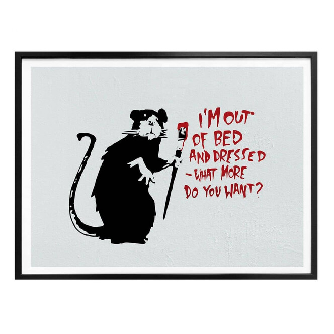Poster Banksy - Out Of Bed